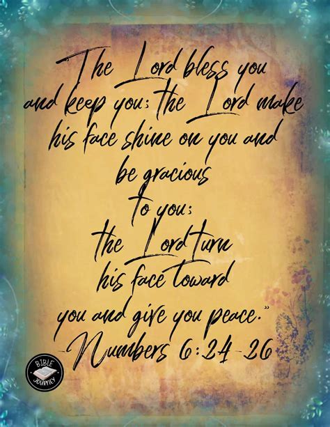 Numbers 6 24 26 NIV Picture Bible Verses