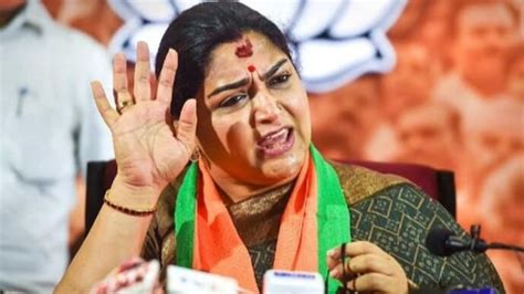 Khushbu Sundar Sparks Row After Calling Tamil Nadus Women Centric