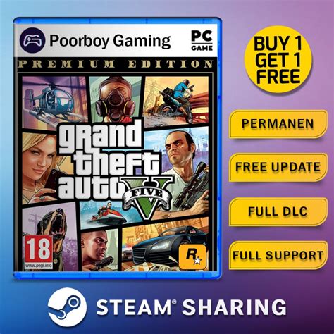 jual gta  grand theft auto  premium edition pc original game shopee