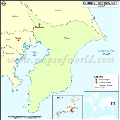 Where is Kashiwa | Location of Kashiwa in Japan Map