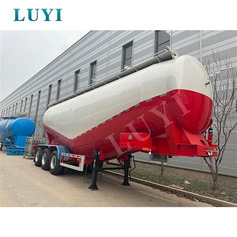 40ton 50ton V Shape Bulk Cement Tank Trailer Fly Ash Cement Bulker