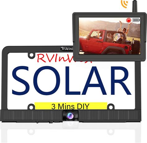 Amazon Solar Wireless Backup Camera For Trucks Mins Diy