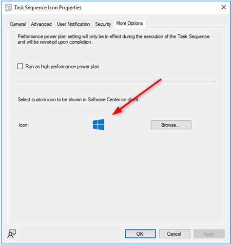 SCCM Task Sequence Package Icons Software Center Customization