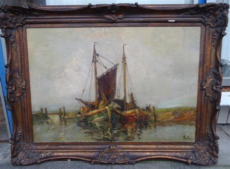 Bid Now Rudolf Priebe Kutter Im Hafen L Bristolkarton