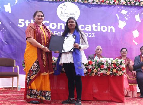 Fifth Convocation Held At The TeamLease Skills University Campus