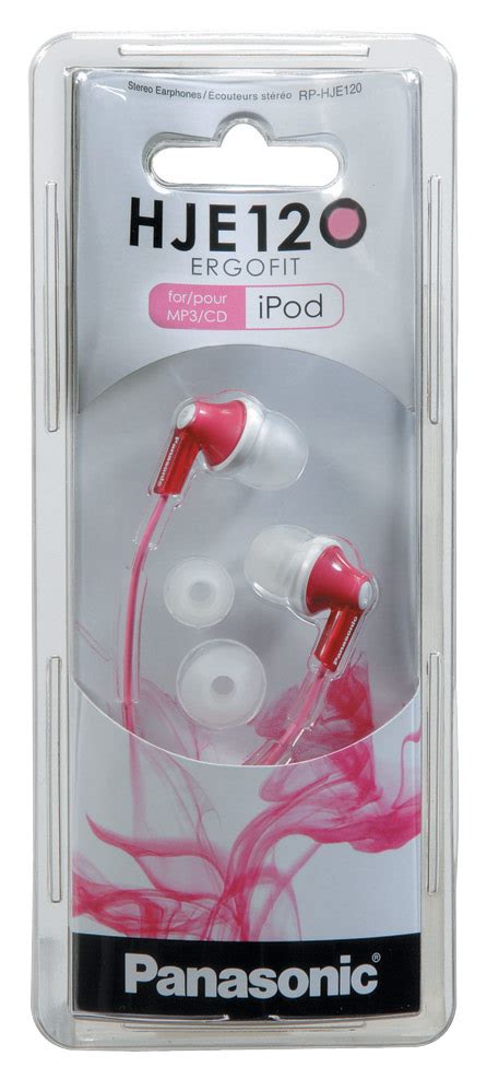 Customer Reviews Panasonic Earbud Headphones Pink RP HJE120 P Best Buy