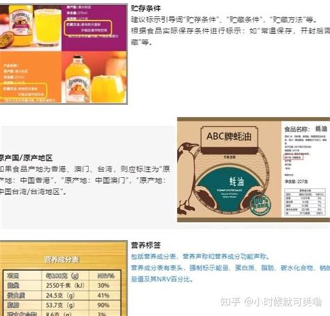 【预包装食品】进口食品标签要求 知乎