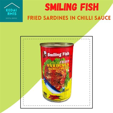 Smiling Fish Fried Sardines In Chilli Sauce G Shopee Malaysia