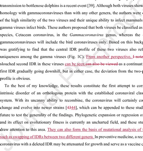 Intrinsically Disordered Region Idr At The Center Of The Coronaviral