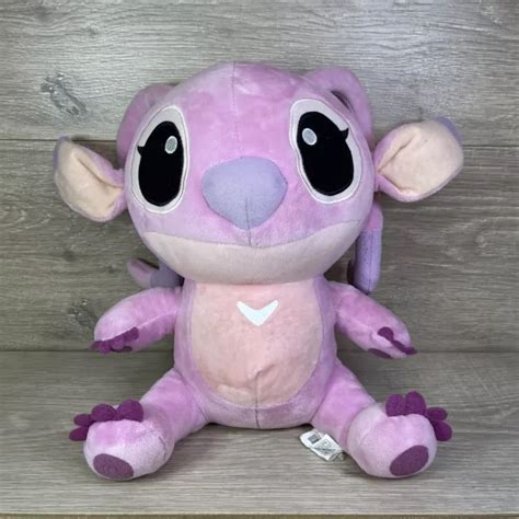 Authentic Disney Parks Disneyland World Angel Lilo And Stitch 9 Plush Pink Alien £18 83 Picclick Uk