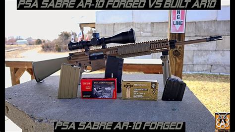 PSA Sabre AR-10 M110 Clone-ish Accuracy and Reliability Test: First Rounds Fired - YouTube