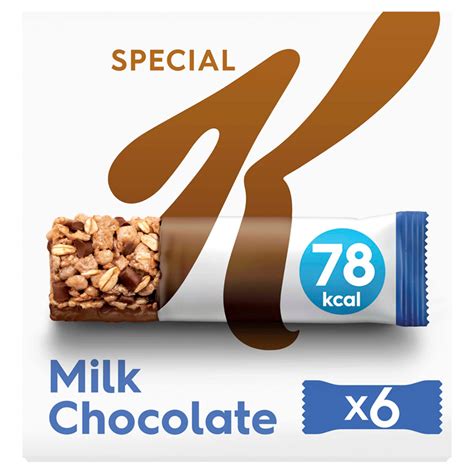 Kellogg S Special K Milk Chocolate Bars 6 X 20g Cereal Bars Iceland