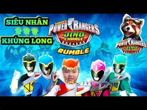 Siêu Nhân Nhí chơi game POWER RANGERS DINO Siêu Nhân Khủng Long