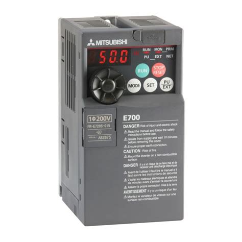 Mitsubishi FR E700 0 37kW 230V 1ph To 3ph AC Inverter Drive Speed