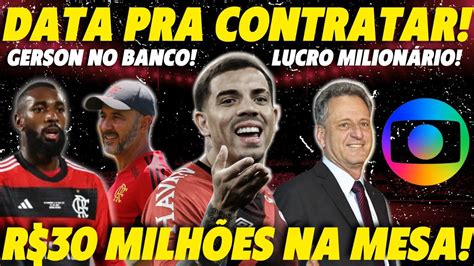 Flamengo Tem Data Para Contratar Terans Milh Es Nos Cofres Decis O