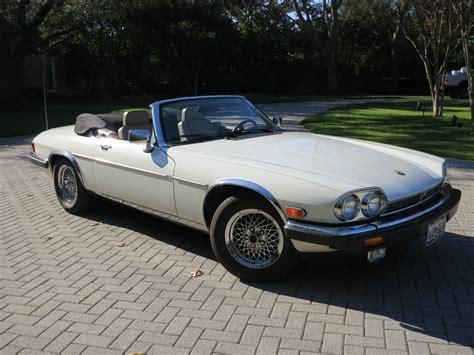 Garage Kept White Jaguar Xjs Convertible Classic Edition Low Miles