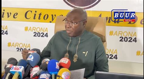 Pr Arona Coumba Ndoff Ne Diouf Un Vaste Rassemblement De L