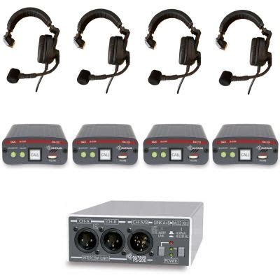 TSS2 Theatre Intercom Starter Communication System Value 4 way kit ...