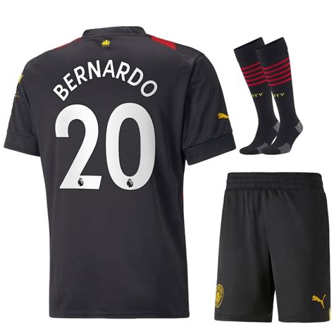 Maillot Kit Enfant Manchester City Domicile 2022 2023 Bernardo