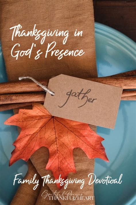 Printable Thanksgiving Devotions