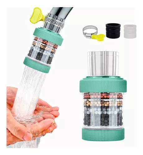 Filtro Purificador De Agua Con Piedras Minerales Para Grifo Slim