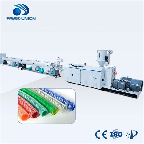 PVC Fiber Reinforced Hose Extrusion Line China PVC Fiber Hose Line