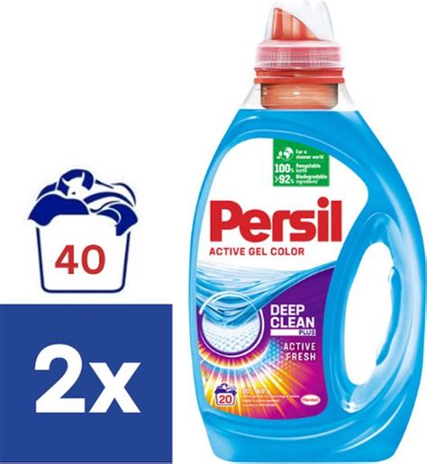 Persil Active Gel Color Vloeibaar Wasmiddel X L Wasbeurten Bol