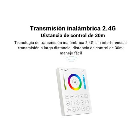 Controlo Remoto 8 Zonas RGB CCT Mi Light