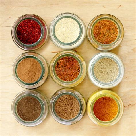 Aromatic Seasoning For Cooking In The Kitchen Stock Image Image Of