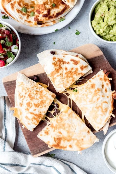 Cheesy Chicken Quesadillas Recipe Easy Chicken Quesadilla Recipe