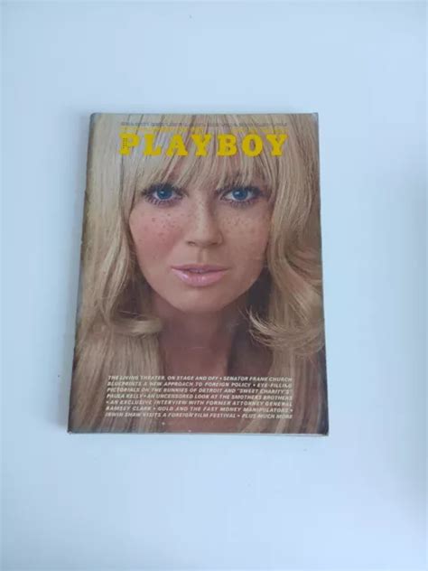 PLAYBOY MAGAZINE AUGUST 1969 Playmate Debbie Hopper Bunnies Of Detroit