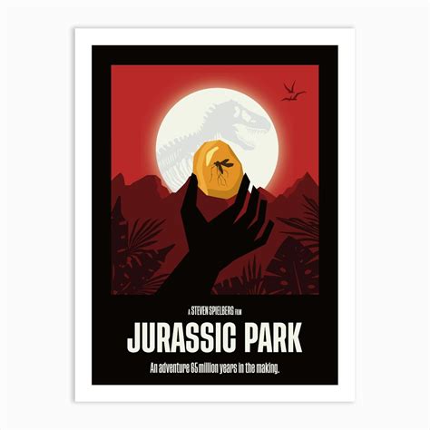 Jurassic Park Film Poster Art Print By Andydrewthat Fy