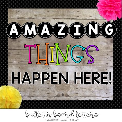 Amazing Things Happen Here Printable