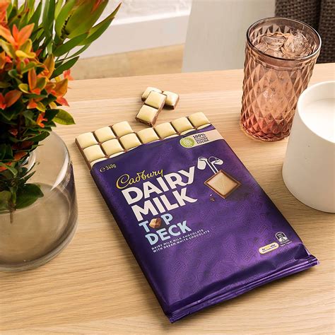 Cadbury Dairy Milk Top Deck Chocolate Block 340g Woolworths