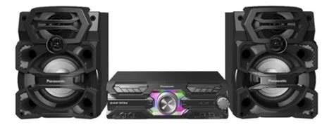 Mini Sistema Panasonic Akx730 1800w Con Bluetooth De Color Negro