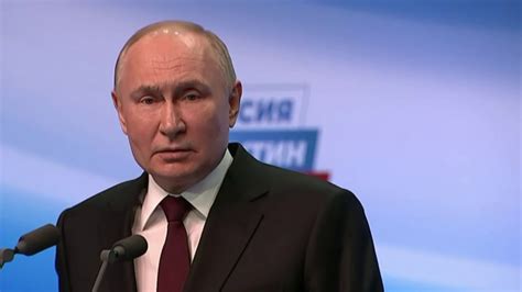 Putin speaks after winning fifth term