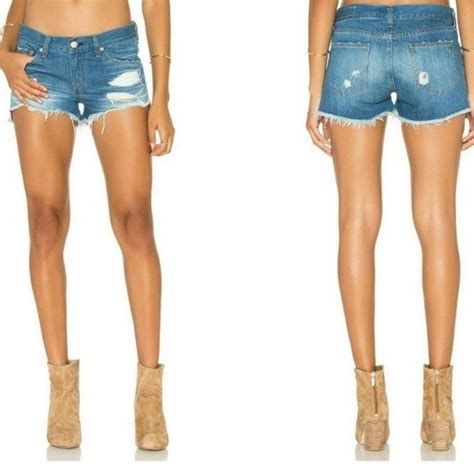 Rag Bone Shorts Rag Bone Jean Cut Off Denim Shorts In Freeport