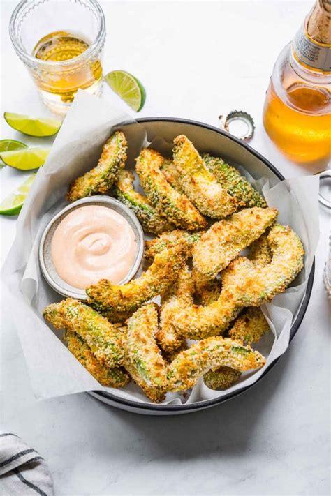 Baked Avocado Fries Recipe Dinner Then Dessert