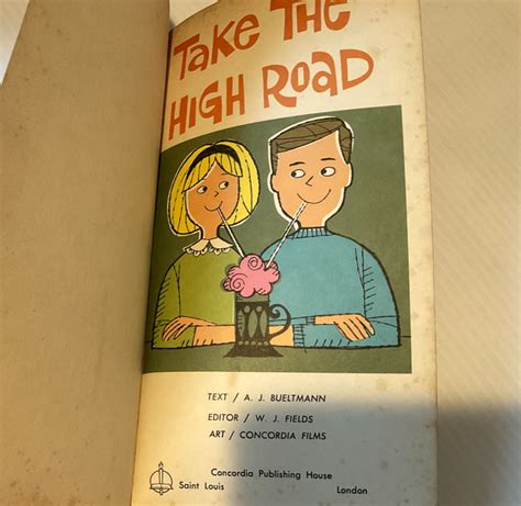 Take The High Road Concordia Sex Education Series Vintage 1967 Ebay