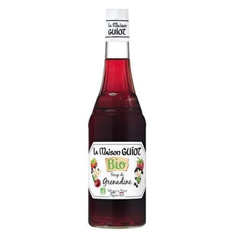 La maison Guiot Sirop grenadine bio Supermarchés Match