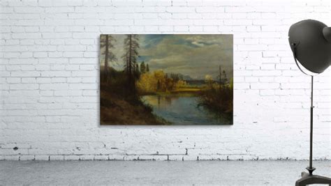 Outlet At Lake Tahoe By Albert Bierstadt Wall Art