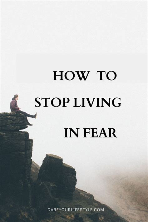 Take Control Over Your Life How To Stop Living In Fear Fear Of