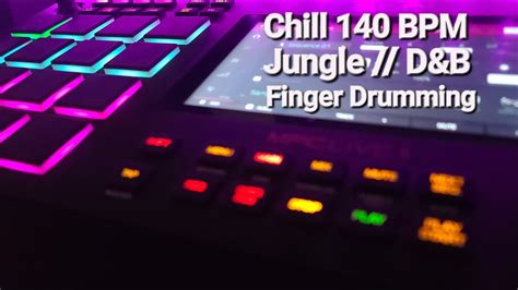 MPC Live 2 Finger Drumming Breaks For Chill Atmospheric Jungle