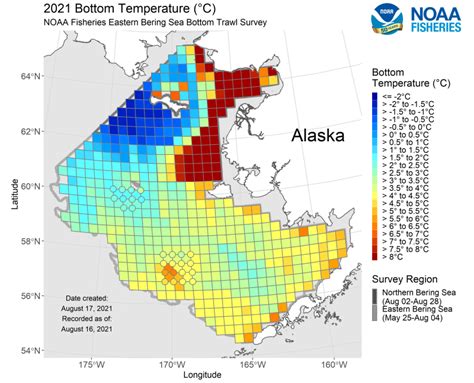 Near-real Time Temperatures From The Bering Sea Bottom Trawl Survey ...