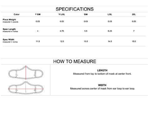 Badger Sizing Chart Amerasport