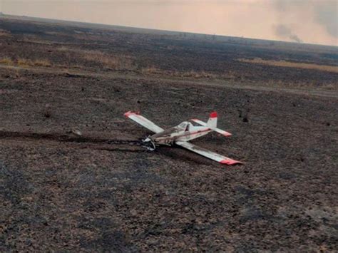 Un Avi N Hidrante Tuvo Que Aterrizar De Emergencia En San Pedro