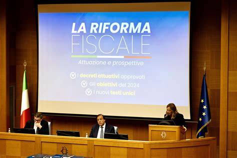 Il Presidente Meloni Al Convegno La Riforma Fiscale Attuazione E