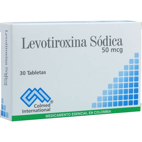 Levotiroxina Sódica 50 Mcg · 30 Tabletas