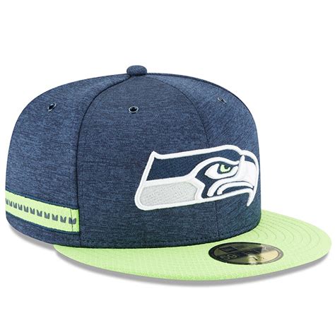 Youth New Era Navyneon Green Seattle Seahawks 2018 Nfl Sideline Home