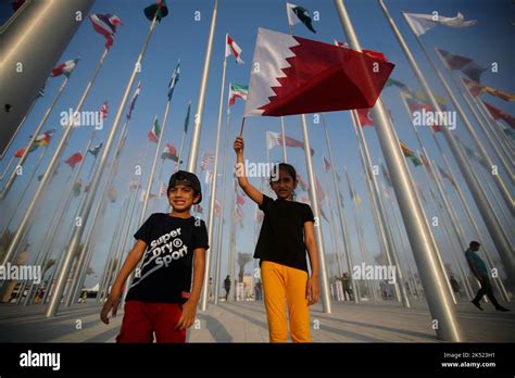 Fußball FIFA World Cup Qatar 2022 Preview Doha Corniche Doha